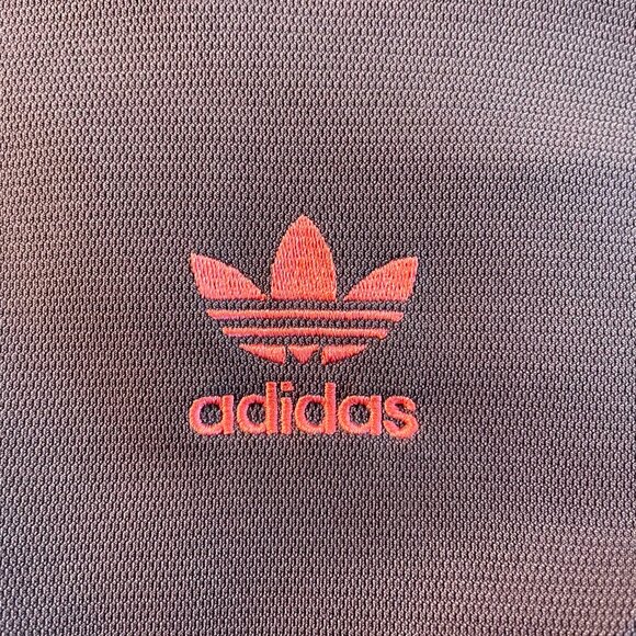 Adidas Originals Size M  Retro Y2k Full Zip Hoodie Track Jacket Mauve - Picture 5 of 14